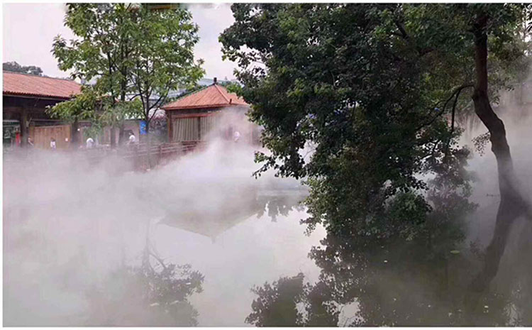 高壓細水霧在造景行業的運用
