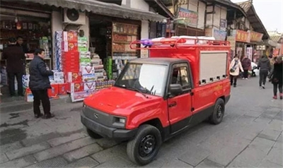 小區消防巡邏摩托車