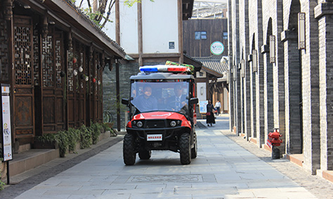 社區滅火能用摩托消防車嗎