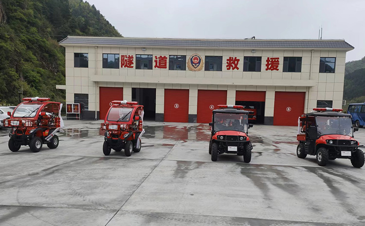 天臺山隧道新增全地形消防摩托，保障隧道消防安全